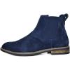 imageBruno Marc Mens Suede Leather Chelsea Ankle BootsNavy