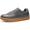 imageBruno Marc Mens Dress Sneakers Business Casual Shoes for Men Lace Up SlipResistant Fashion SneakersDark Grey