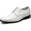 imageBruno Marc Mens Patent Tuxedo Dress Shoes Classic Laceup Formal OxfordsWhitepat