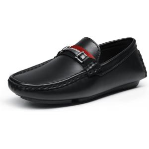 imageBruno Marc Boys Loafer SlipOn Dress ShoesBlack