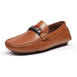 imageBruno Marc Boys Loafer SlipOn Dress ShoesBrown