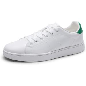 imageBruno Marc Mens Casual Dress Sneaker Business Casual Shoes for Men Comfortable Lightweight Lace Up Fashion Sneakers WaveFlex CoreLuxWhiteGreen