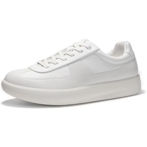 imageBruno Marc Mens Dress Sneakers Business Casual Shoes for Men Lace Up SlipResistant Fashion SneakersWhite