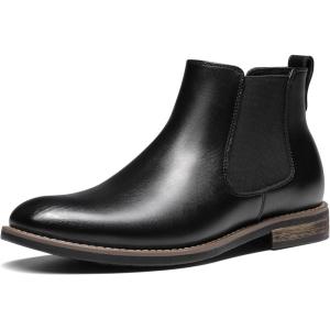 imageBruno Marc Mens Suede Leather Chelsea Ankle Boots1black