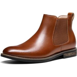 imageBruno Marc Mens Suede Leather Chelsea Ankle Boots1brown