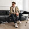 imageBruno Marc Mens Dress Sneakers Casual Lace Up Oxford Cushioned Walking Shoes Lightweight Breathable MaxFlex ActiveMetroWhite
