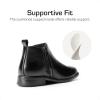 imageDREAM PAIRS Boys Chelsea Boots Side Zipper Classic Dress Boots for KidsBlack