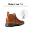 imageDREAM PAIRS Boys Chelsea Boots Side Zipper Classic Dress Boots for KidsCamel