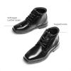 imageDREAM PAIRS Boys Dress Boots Laceup Formal Shoes with Side ZipperBlack