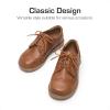 imageDREAM PAIRS Boys Girls Dress Shoes Kids School Uniform Formal Casual Oxfords for Toddler Little KidBrown