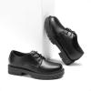 imageDREAM PAIRS Boys Girls Dress Shoes Kids Uniform Formal Classic Oxfords Laceup for Toddler Little Big KidAll Black