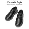 imageDREAM PAIRS Boys Girls Dress Shoes Kids Uniform Formal Classic Oxfords Laceup for Toddler Little Big KidAll Black