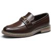 imageBruno Marc Boys Dress Slipon Penny LoaferToddlerLittle KidBig KidDark Brown