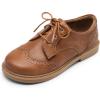 imageDREAM PAIRS Boys Girls Dress Shoes Kids School Uniform Formal Casual Oxfords for Toddler Little KidBrown