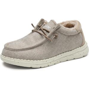 imageBruno Marc Boys Girls Winter SlipOn Fur Casual LoaferBrown