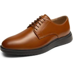 imageBruno Marc Mens MaxFlex Polish Casual Dress LaceUp Oxfords Business Formal Derby SneakersBrown02