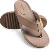 imageBruno Marc Mens Flip Flops Thong Sandals Soft Cushion Supportive Footbed Summer ShoesBrown