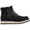 imageBruno Marc Mens Moc Toe Boot Fashion Comfort Casual Wedge BootsBlackFur