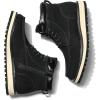 imageBruno Marc Mens Moc Toe Boot Fashion Comfort Casual Wedge BootsBlackFur