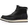 imageBruno Marc Mens Moc Toe Boot Fashion Comfort Casual Wedge BootsBlackFur