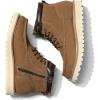 imageBruno Marc Mens Moc Toe Boot Fashion Comfort Casual Wedge BootsBrownFur