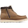 imageBruno Marc Mens Moc Toe Boot Fashion Comfort Casual Wedge BootsBrownFur