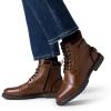 imageBruno Marc Mens Motorcycle Boots Oxford Dress BootCamel