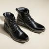 imageBruno Marc Mens Motorcycle Combat Boots Zipper Biker BootBlack3