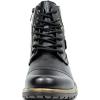 imageBruno Marc Mens Motorcycle Combat Boots Zipper Biker BootBlack5