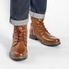 imageBruno Marc Mens Motorcycle Combat Boots Zipper Biker BootBrown3