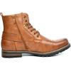 imageBruno Marc Mens Motorcycle Combat Boots Zipper Biker BootBrown5