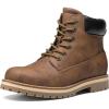 imageBruno Marc Mens Classic Winter Fall Boots Outdoor Work Boots 20BrownMesh Lining