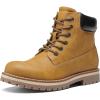 imageBruno Marc Mens Classic Winter Fall Boots Outdoor Work Boots 20YellowMesh Lining