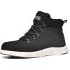 imageBruno Marc Mens Winter Boots Outdoor ColdWeather Warm Lightweight Walking BootsBlack