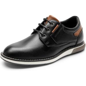 imageBruno Marc Boys Casual Dress Oxford Comfort Uniform Formal Fashion Sneaker ShoesBlack