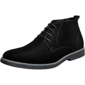 imageBruno Marc Mens Classic Dress Casual Chukka Boots 20Chukkablack