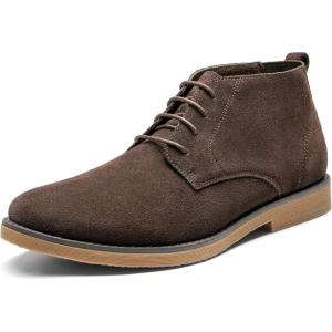 imageBruno Marc Mens Classic Dress Casual Chukka Boots 20Chukkadkbrown