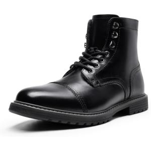 imageBruno Marc Mens Motorcycle Boots Oxford Dress BootBlack11