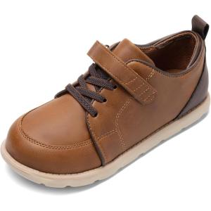 imageDREAM PAIRS Boys Dress Shoes Sneaker Casual Oxfords Formal School Uniform Shoes for Toddler Little KidBrown