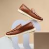 imageBruno Marc Mens Casual Dress Shoes Slipon Lightweight Penny Loafers EZFlex GlideBreezeBrown