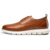 imageBruno Marc Mens Casual Dress Sneakers Formal Business Shoes Breathable Leather Upper Comfort Lightweight Cushioning Oxfords Crossflex NeatLiteBrown