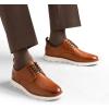 imageBruno Marc Mens Casual Dress Sneakers Formal Business Shoes Breathable Leather Upper Comfort Lightweight Cushioning Oxfords Crossflex NeatLiteBrown