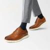 imageBruno Marc Mens Crossflex Dress Sneakers Casual Oxford Formal ShoesBrown