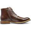 imageBruno Marc Mens Dress Ankle Motorcycle BootsDark Brown