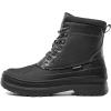 imageBruno Marc Mens Insulated Waterproof Snow Boots Warm Fur Lined Outdoor Winter BootBlack