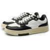 imageDREAM PAIRS Mens Casual Dress Sneakers Laceup Skate Shoes Comfortable Retro Fashion SneakersBlackWhite