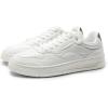 imageDREAM PAIRS Mens Casual Dress Sneakers Laceup Skate Shoes Comfortable Retro Fashion SneakersWhite
