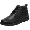 imageBruno Marc Mens Mid Top Chukka Sneaker Lace Up Dress BootBlack Monochrome