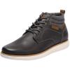 imageBruno Marc Mens Mid Top Chukka Sneaker Lace Up Dress BootDarkGrey