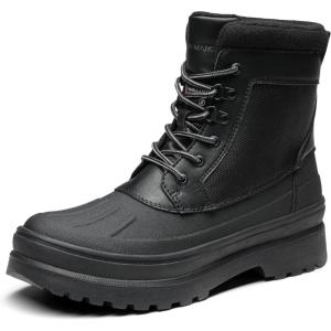 imageBruno Marc Mens Insulated Waterproof Snow Boots Warm Fur Lined Outdoor Winter BootBlackNet